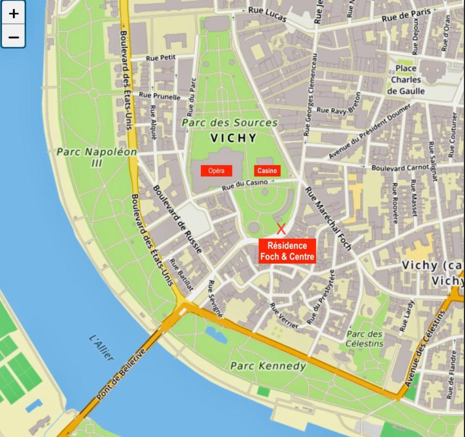 Le Vichy Centre, Spacieux Et Cosy T2 Avec Vue, Au Calme Екстериор снимка