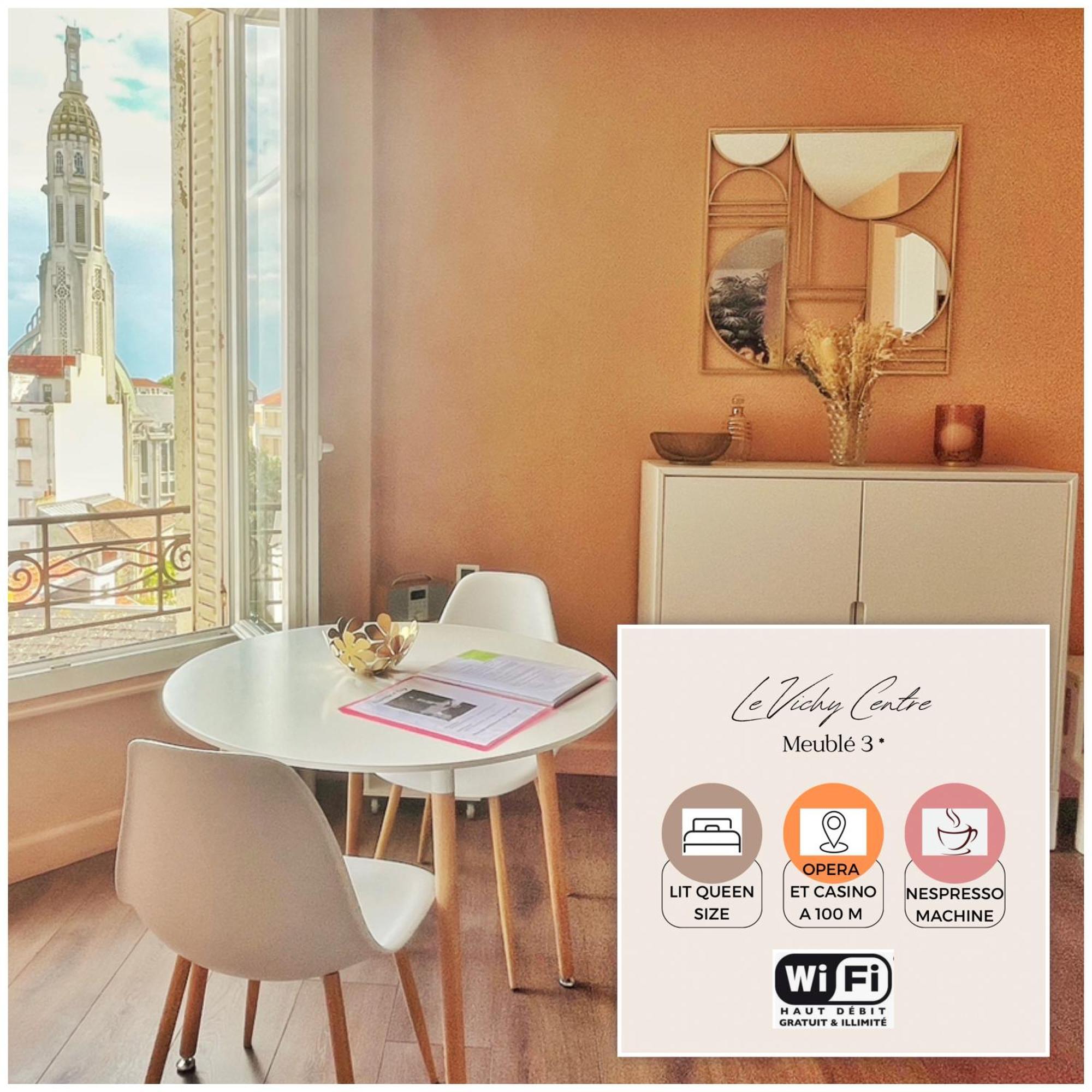 Le Vichy Centre, Spacieux Et Cosy T2 Avec Vue, Au Calme Екстериор снимка